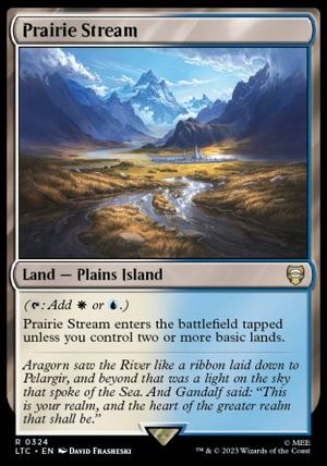 Prairie Stream (The Lord of the Rings Commander Decks)