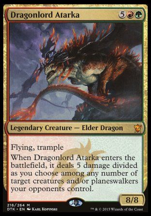 Dragonlord Atarka (Dragons of Tarkir) Trading Card