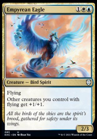 Empyrean Eagle (Kaldheim Commander Decks) Trading Card