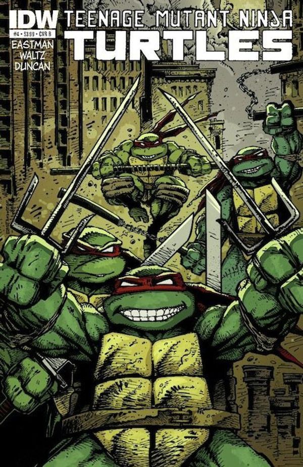 Teenage Mutant Ninja Turtles #4 (Eastman Cover)