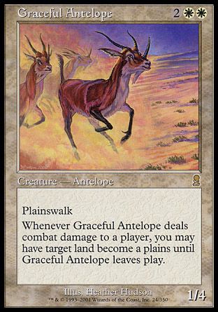 Graceful Antelope (Odyssey) Trading Card