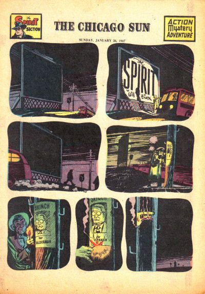 Spirit Section #1/26/1947 Comic