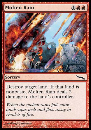 Molten Rain (Mirrodin) Trading Card