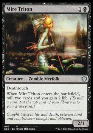 Mire Triton (Starter Commander Decks) Trading Card