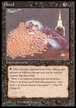 Greed (Legends) Trading Card