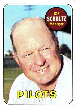 Joe Schultz 1969 Topps #254 Sports Card