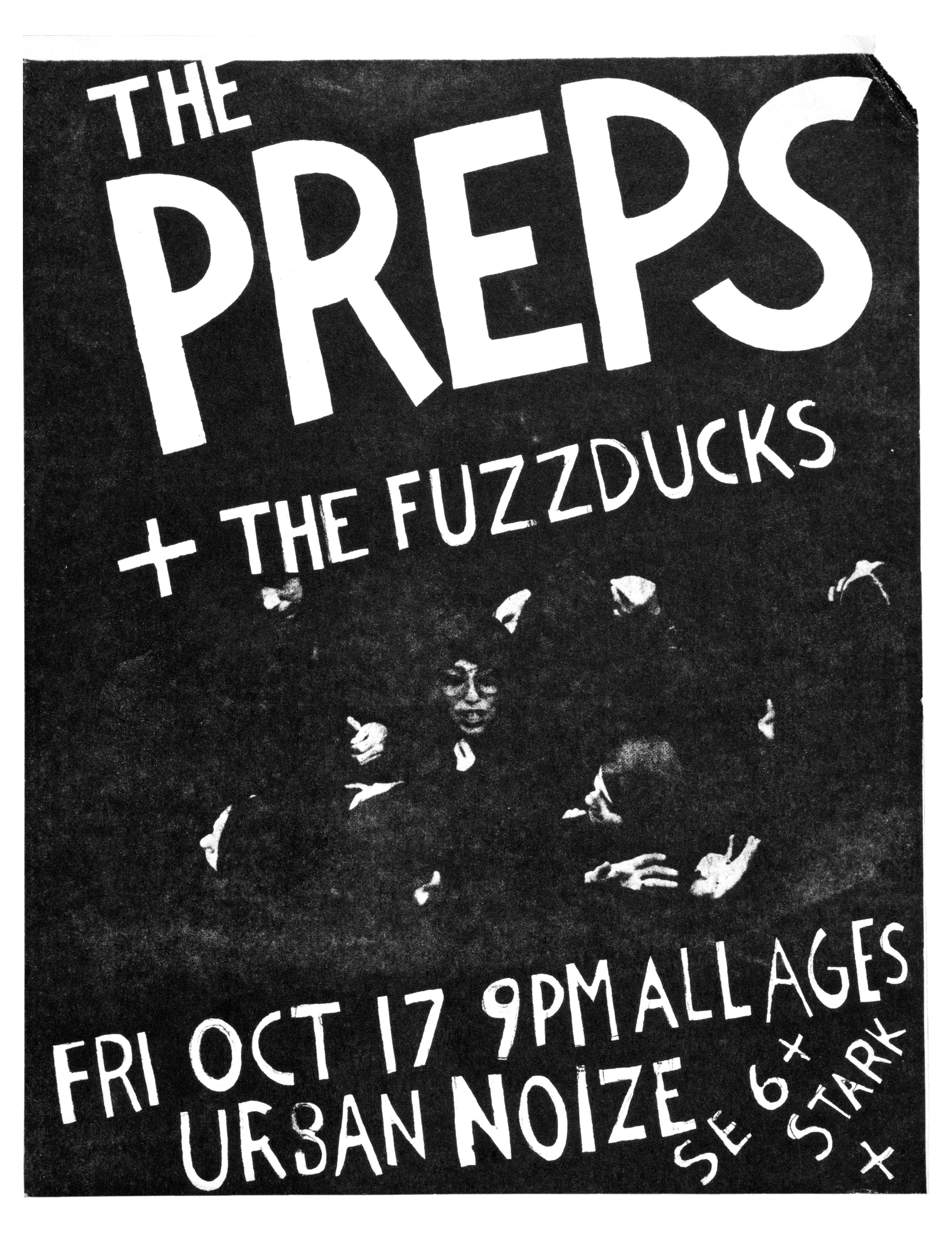MXP-45.7 Preps 1980 Urban Noize  Oct 17 Concert Poster