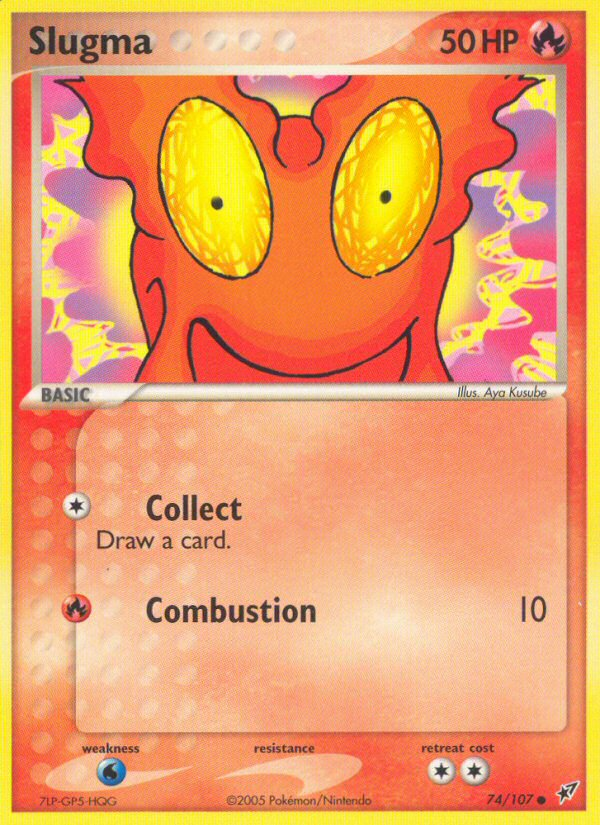 Slugma (74/107) - Deoxys Pokémon Card