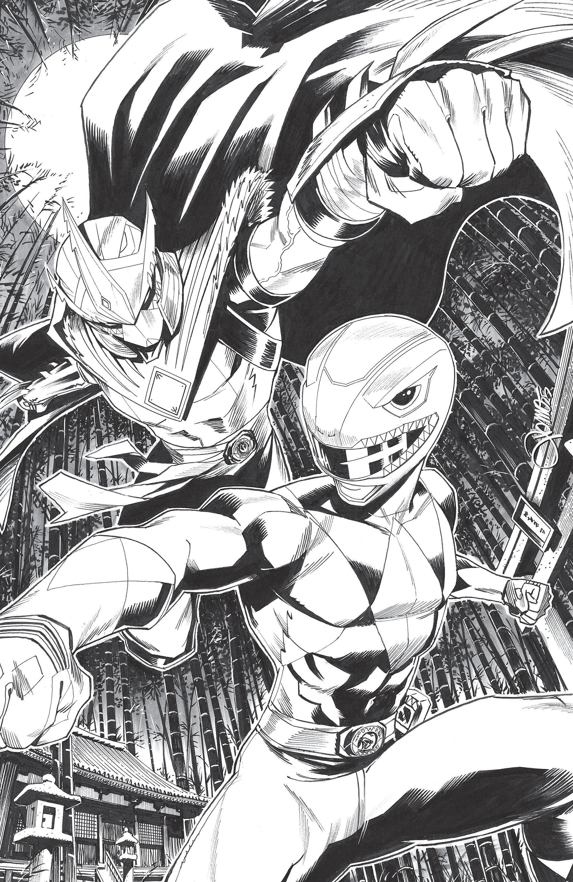 Mighty Morphin Power Rangers/ Teenage Mutant Ninja Turtles III #2 (E 1:10 Incv Full Art Zonno) Comic