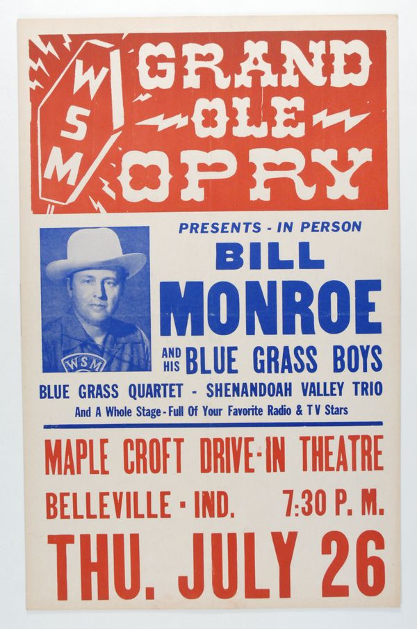 Bill Monroe Maple Croft Drive-In Theatre