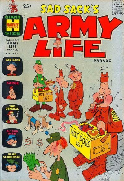 Sad Sack's Army Life Parade #9 Comic