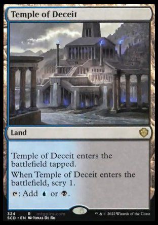 Temple of Deceit (Starter Commander Decks) Trading Card