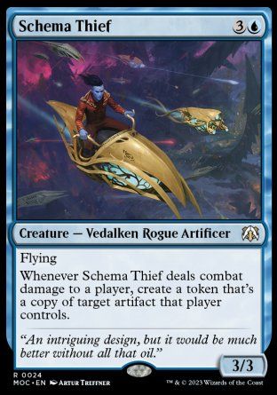 Schema Thief (March of the Machine Commander Decks) Trading Card