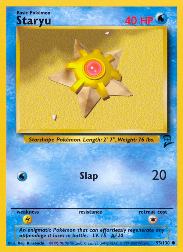 Staryu (95/130) - Base Set 2 Pokémon Card