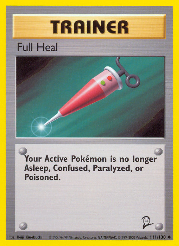 Full Heal (111/130) - Base Set 2 Pokémon Card