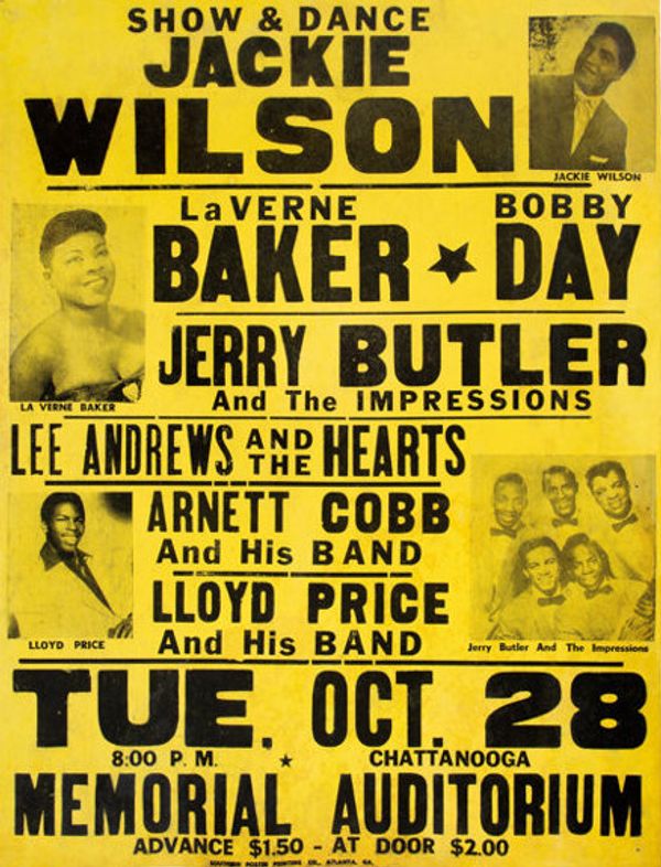 Jackie Wilson Memorial Auditorium 1958 Value - GoCollect (jackie-wilson ...