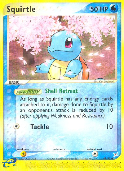 Squirtle (46/95) - Team Magma vs Team Aqua Pokémon Card