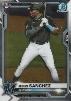 Jesus Sanchez 2021 Bowman Chrome Baseball #35 Sports Card