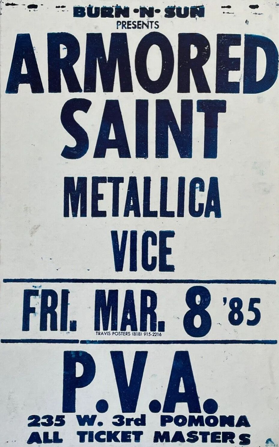 Poster Rock 40x50cm Banda Metallica Show Michigan Usa Eua