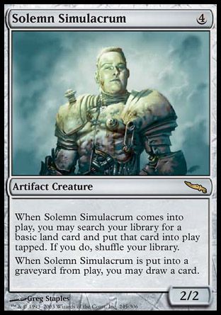 Solemn Simulacrum (Mirrodin) Trading Card