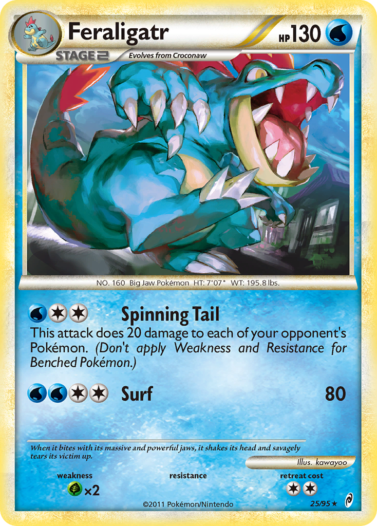 Feraligatr (25/95) - Call of Legends Pokémon Card