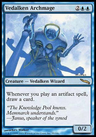 Vedalken Archmage (Mirrodin) Trading Card