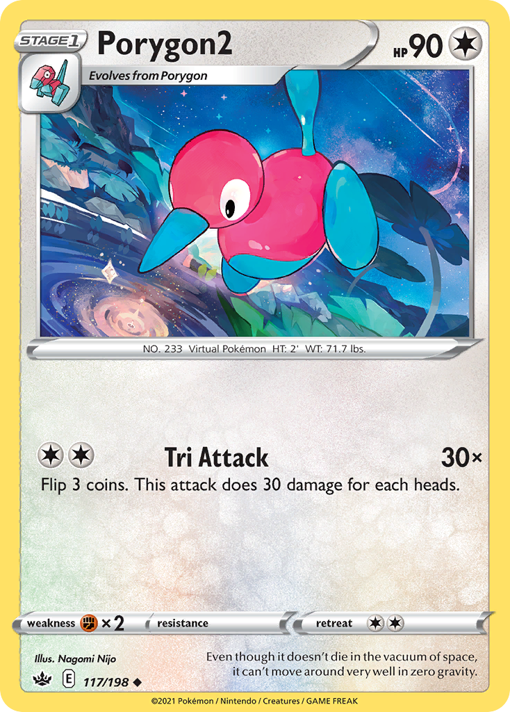 Porygon2 (117/198) - Chilling Reign Pokémon Card