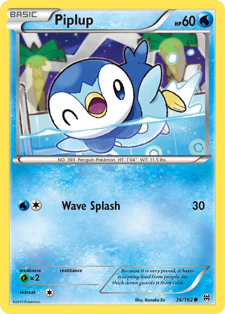 Piplup (36/162) - BREAKthrough Pokémon Card