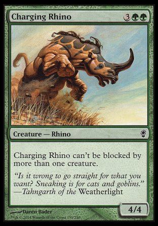 Charging Rhino (Conspiracy) Trading Card