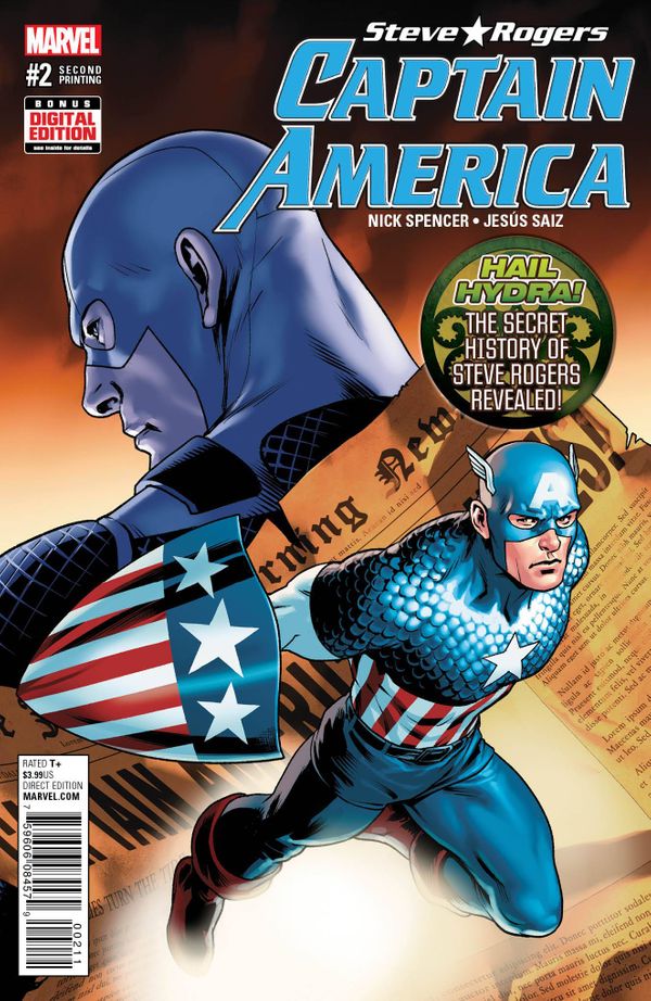 Captain America Steve Rogers #2 (2nd Printing)