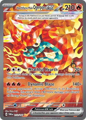 Hearthflame Mask Ogerpon ex (212/167) - Twilight Masquerade