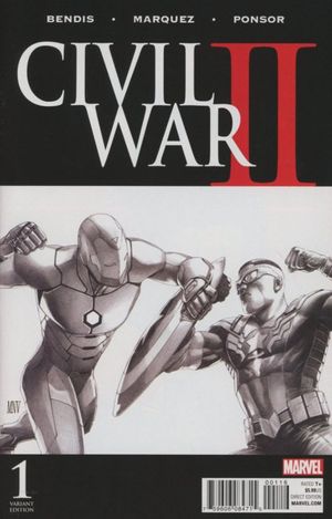 Civil War II #1 (Mcniven Sketch Variant)