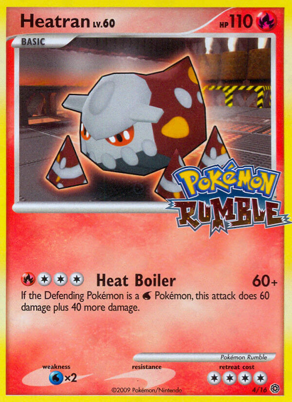 Heatran (4/16) - Pokémon Rumble Pokémon Card