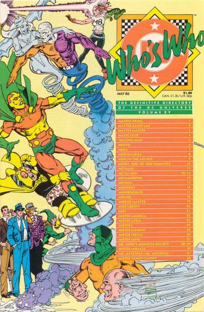 Who's Who: The Definitive Directory of the DC Universe #15 Comic