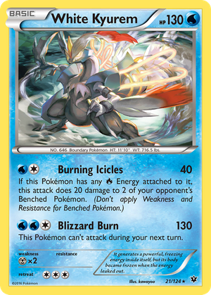 White Kyurem (21/124) - Fates Collide