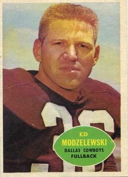 Ed Modzelewski 1960 Topps #33 Sports Card