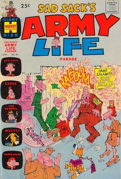 Sad Sack's Army Life Parade #35 Comic