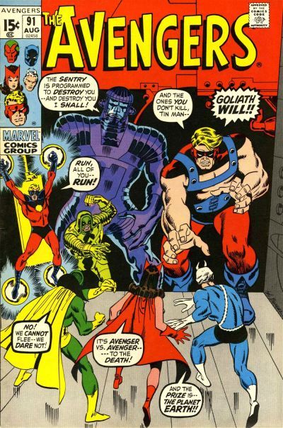 Avengers #91 Comic