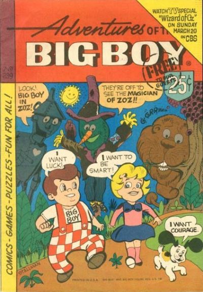 Adventures of Big Boy #239 Comic