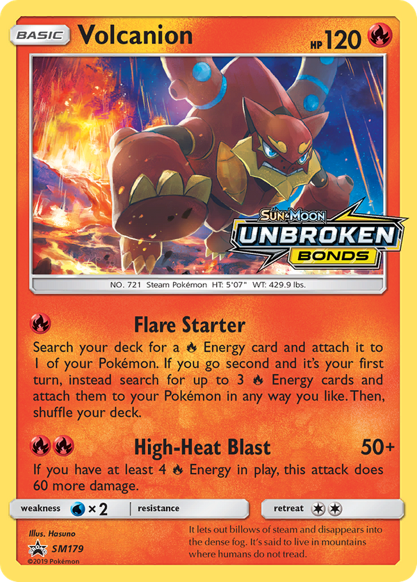 Volcanion (SM179) - SM Black Star Promos