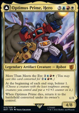 Optimus Prime, Hero (Transformers) Trading Card