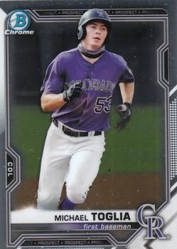 Michael Toglia 2021 Bowman Chrome - Prospects Baseball #BCP-185 Sports Card