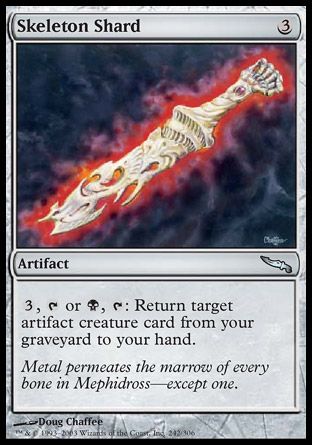 Skeleton Shard (Mirrodin) Trading Card