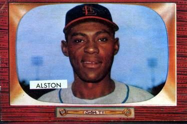 Tom Alston 1955 Bowman Baseball #257 Sports Card