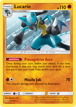 Lucario (67/156) - Ultra Prism Value - GoCollect