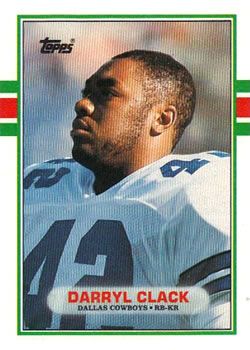 Darryl Clack 1989 Topps #386 Sports Card