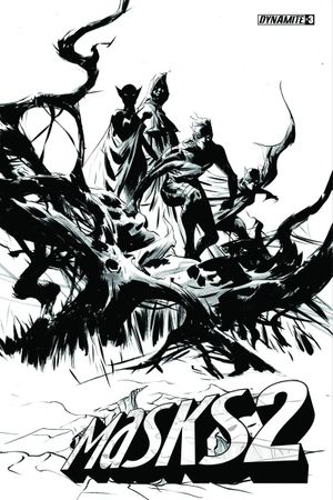 Masks 2 #3 (20 Copy Lee B&amp;w Cover)