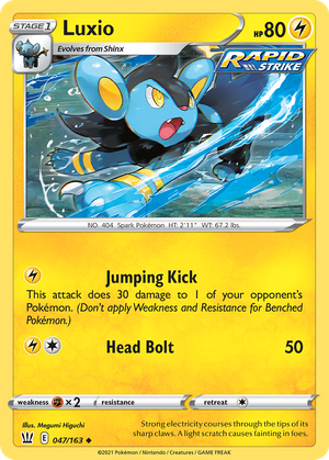 Luxio (47/163) - Battle Styles