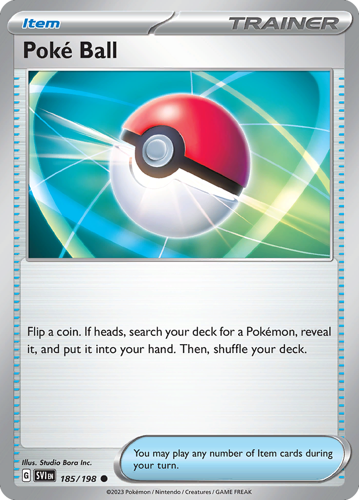 Poké Ball (185/198) - Scarlet & Violet Pokémon Card