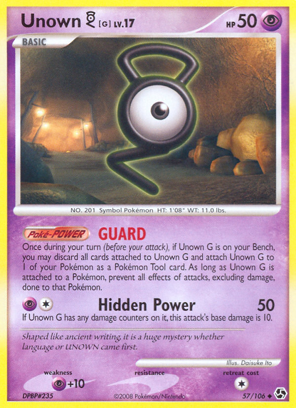 Unown [G] (57/106) - Great Encounters Pokémon Card